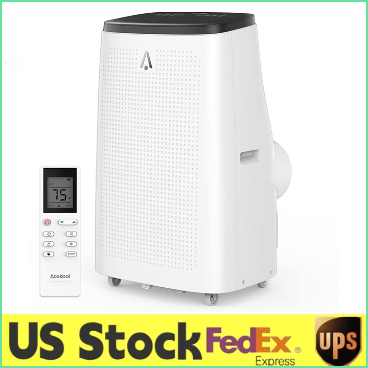 14000 BTU Portable Air Conditioner - 3-in-1 AC Cooling Dehumidifier Fan w/Remote
