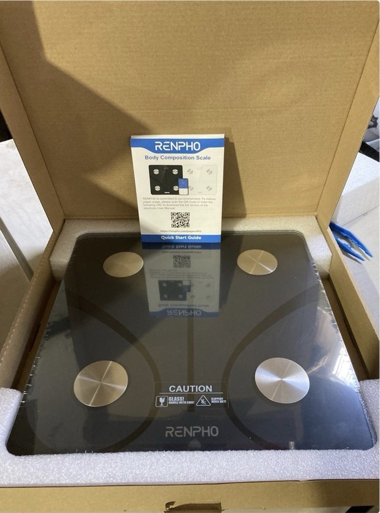 Renpho Smart scale for body weight.