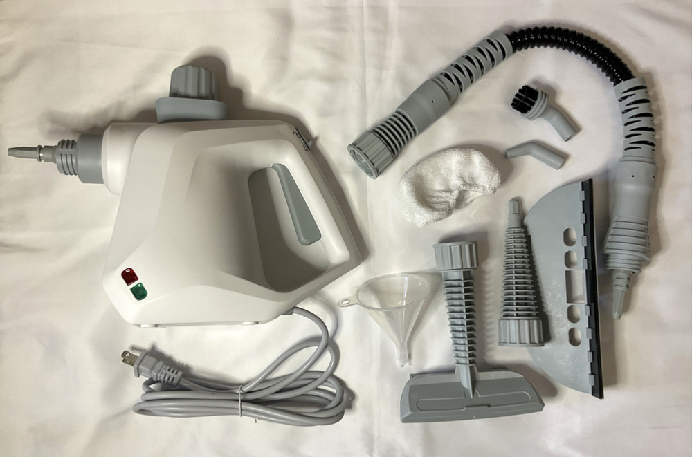 Handheld Pressurized Steam Cleaner (White)