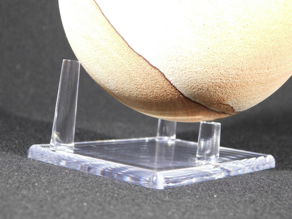 Heavy Duty THREE Post SPHERE Display Stand LARGER Size Clear Acrylic