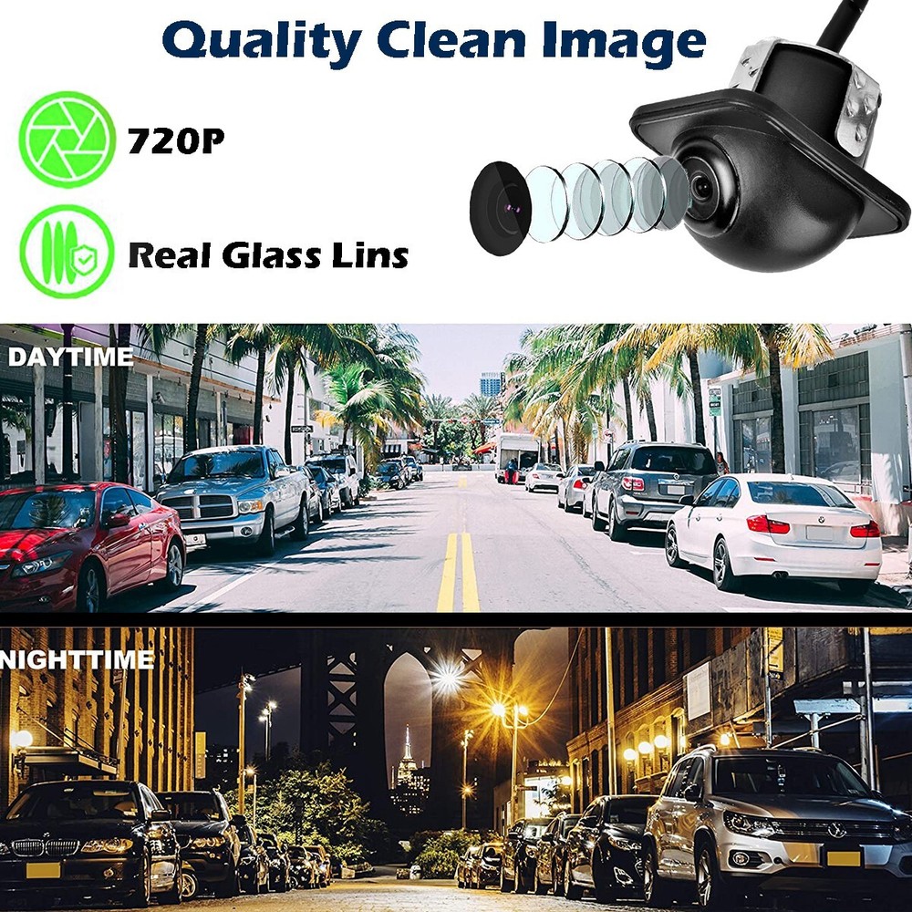 Universal Backup Camera Rearview Night Vision Waterproof for ALPINE