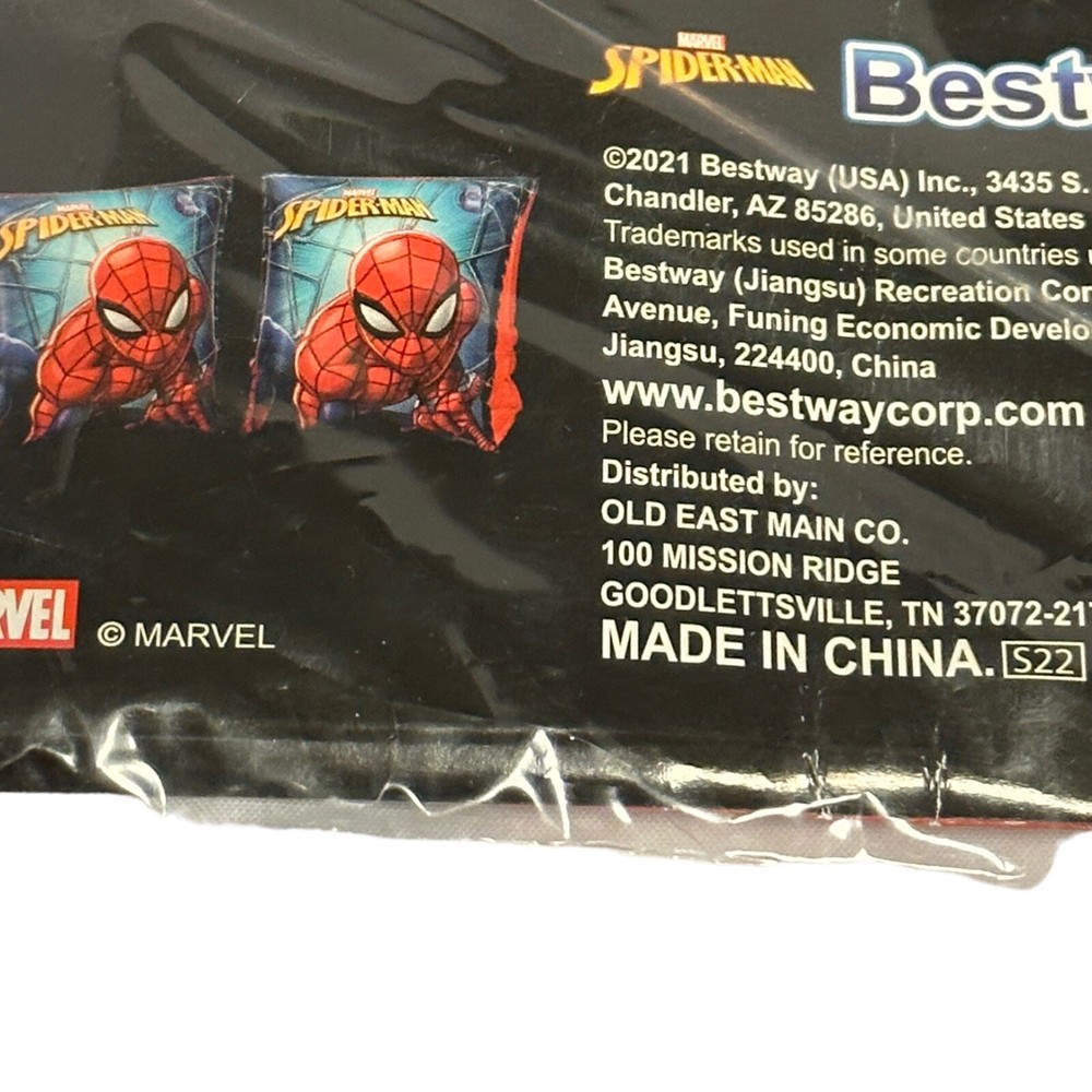 Marvel Spider-Man Swim Armbands Floats Pool Floaties Ages 3-6