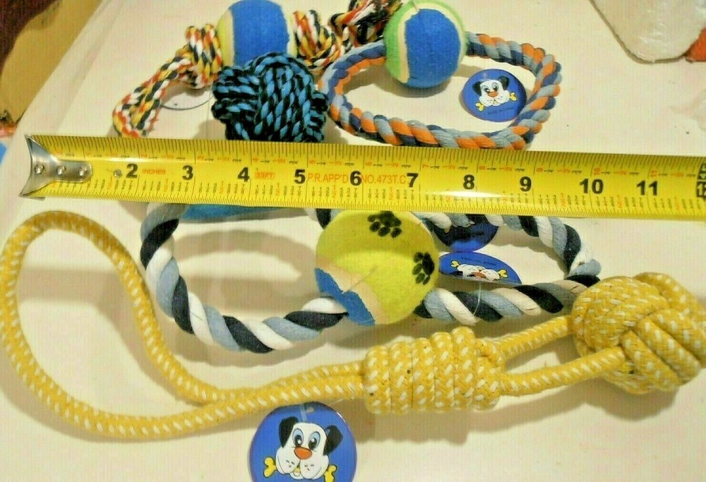 PET ROPE TOYS 6 PC. ASSORTED
