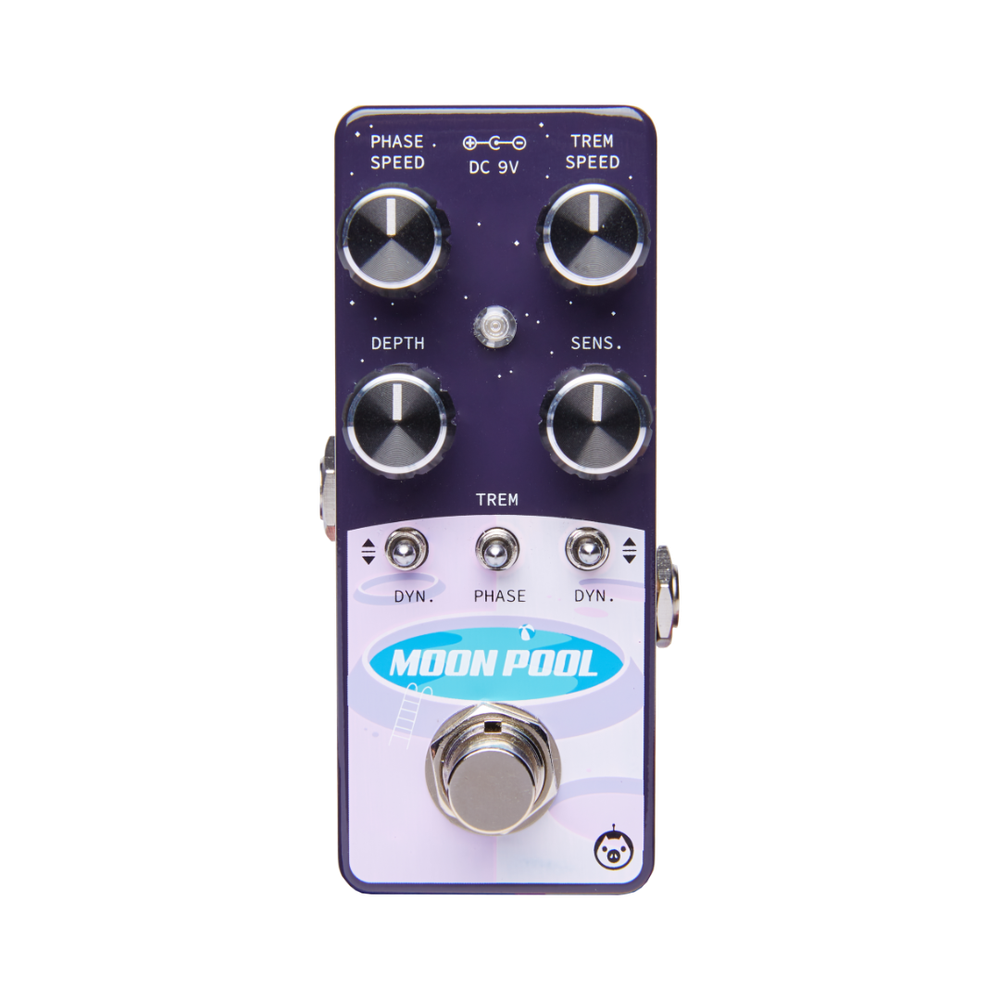 Pigtronix Moon Pool Tremvelope Phaser Micro Effects Pedal - EMTP
