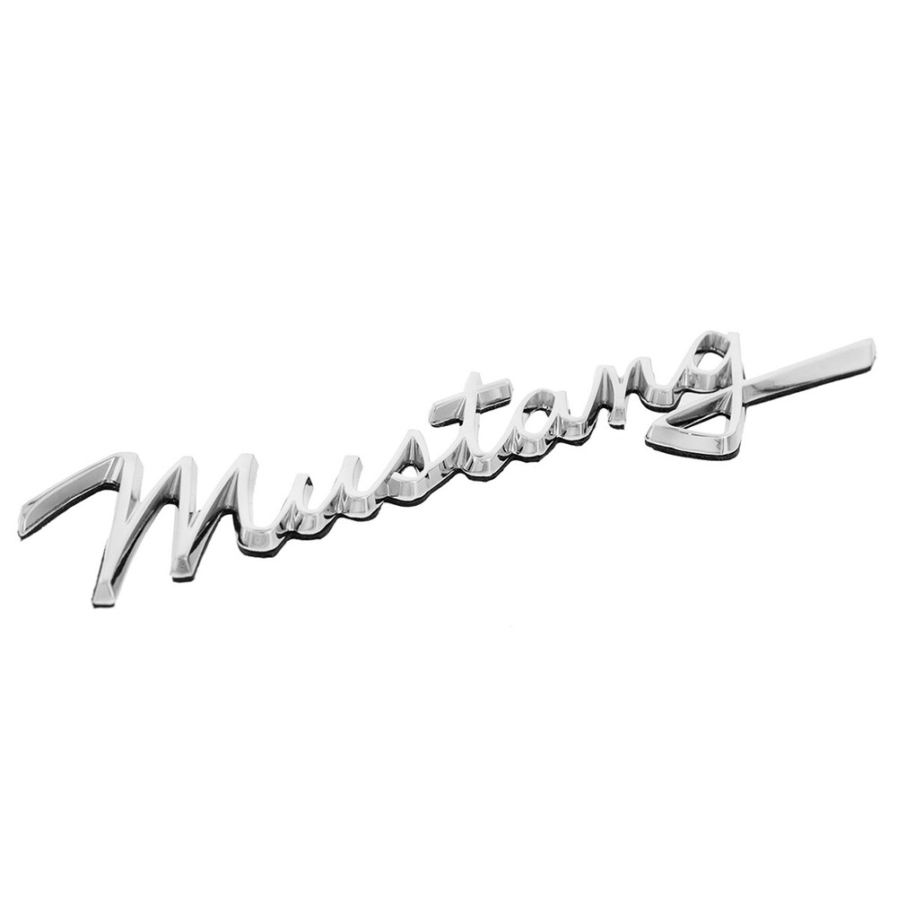 United Pacific F6802 Chrome Die-Cast “Mustang” Script Emblem - ONE Unit