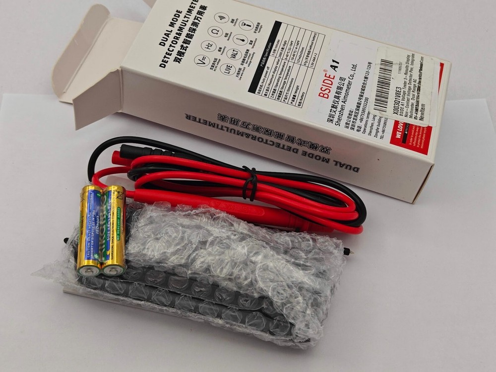 BSIDE A1 Voltage Tester Pen Multimeter 3-Results Breakpoint Electronic NEW