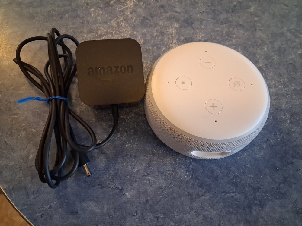 Amazon Echo Dot (3rd Gen) Smart Speaker in White Tested In Perfect Condition!