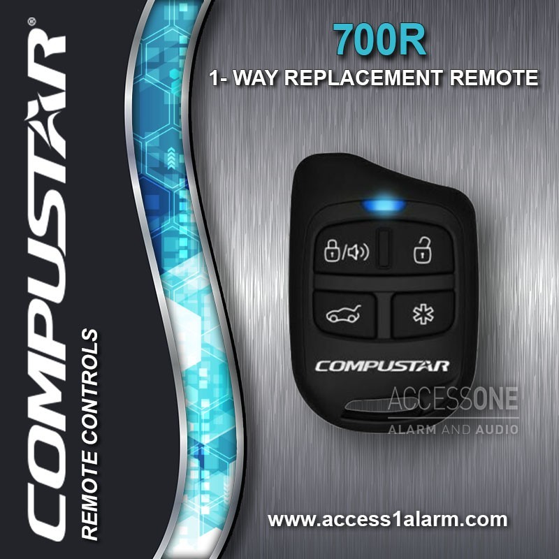 USED CompuStar 700R 1-Way 4-Button Remote Control Transmitter VA5JR260A433
