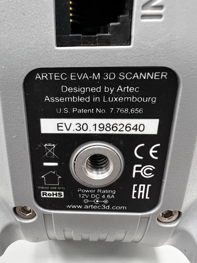 Artec Eva 3d Scanner