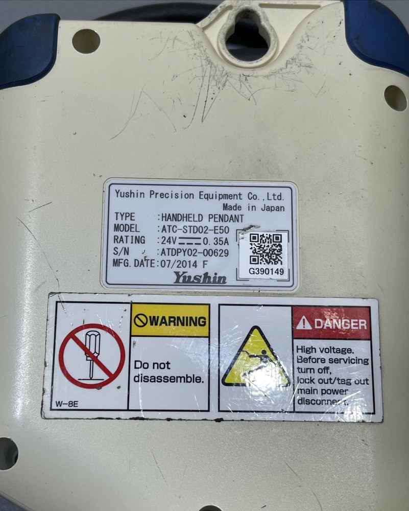 Yushin Precision Equipment ATC-STD02-E50 Handheld Pendant Robot Controller