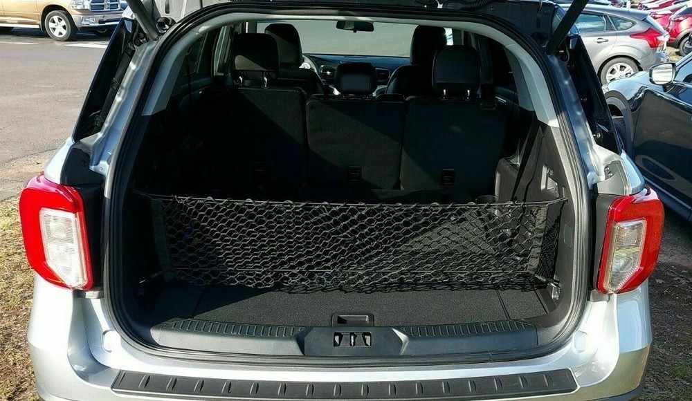 Rear Trunk Envelope Style Mesh Organizer Cargo Net for FORD EXPLORER 2020-2024
