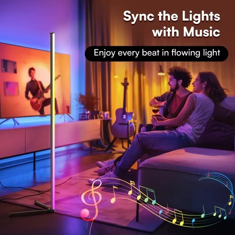 RGB LED Floor Corner Decorative Lamp