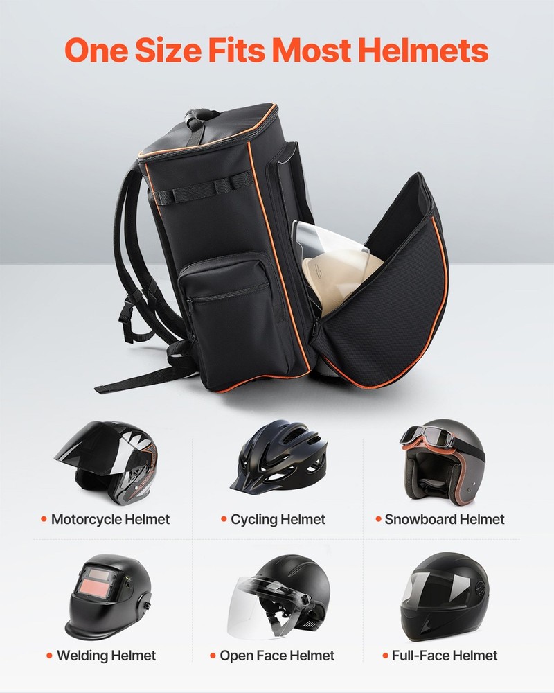 Welding Backpack 35.6L Welder Backpack for Tools Helmet 600D Polyester Ext