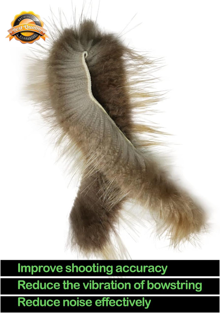 Traditional Archery Bow String Silencers Recurve Bow Dampeners 2 Pack