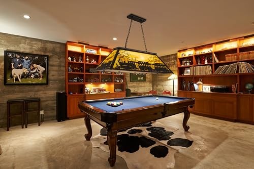 3 Light Pool Table Light, Vintage Train Billiard Light Retro Kitchen Island