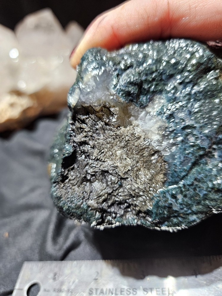 Moss Agate W/ Opalized Banding Specimen Natural Form (1lb 11oz)