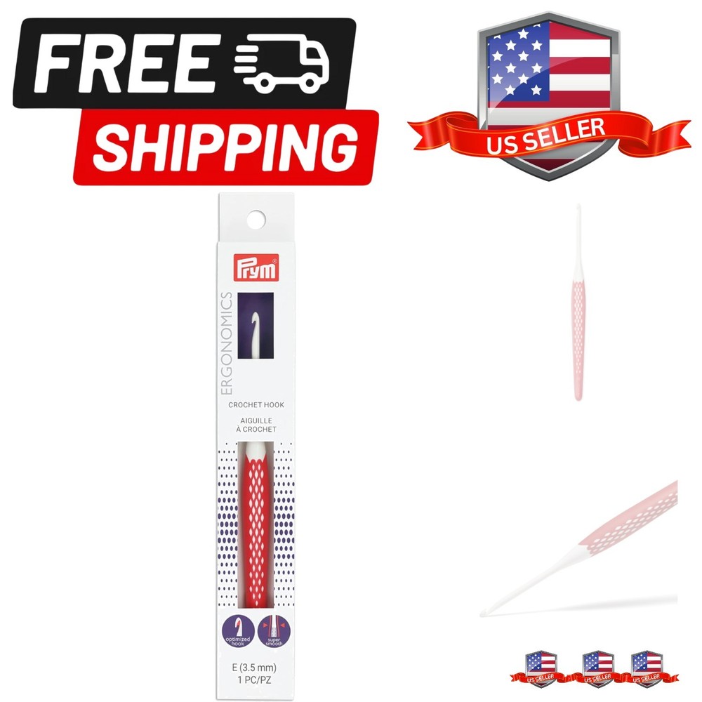 Crochet Hook E, Size E3/3.5mm