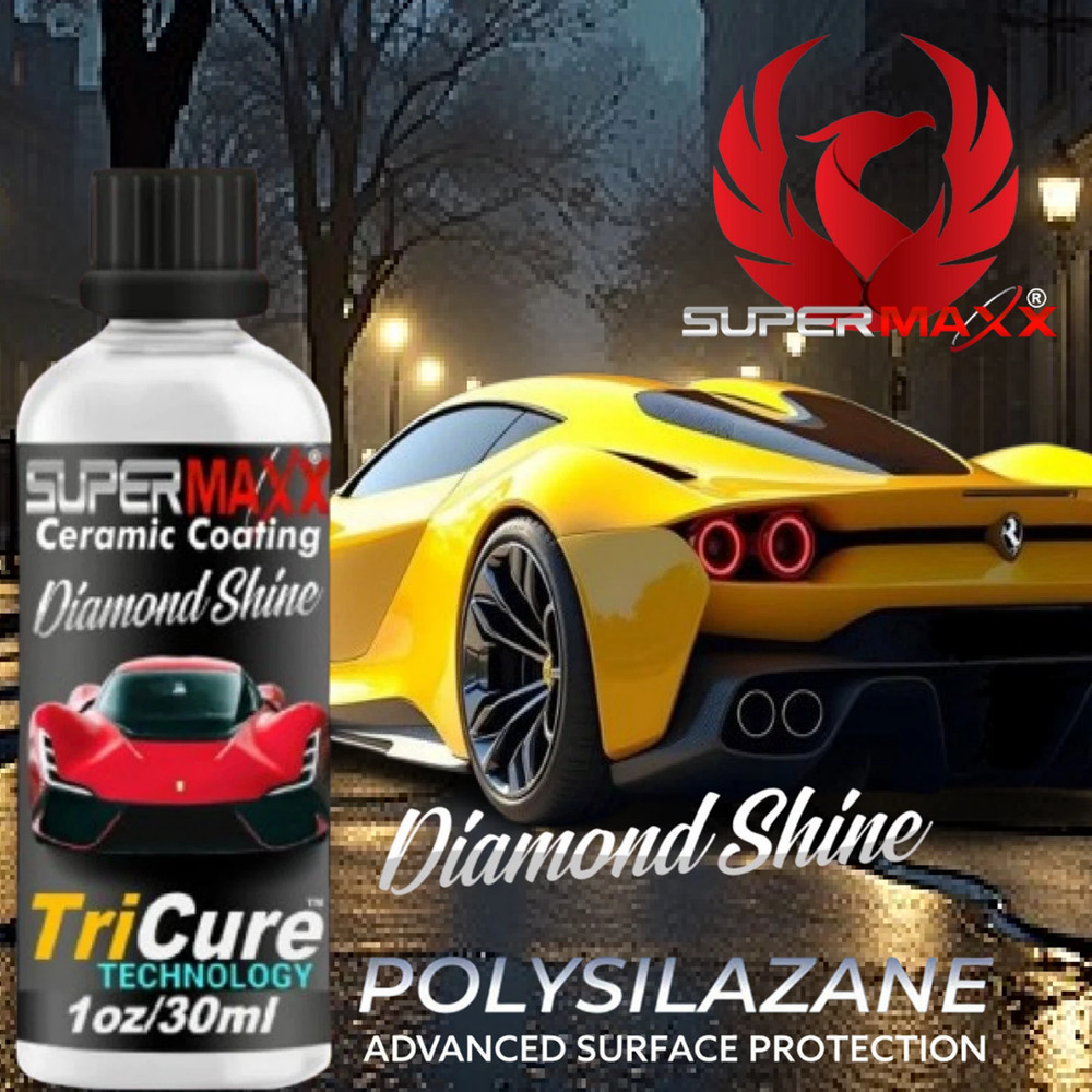 CERAMIC CAR COATING 'ADVANCED PAINT PROTECTION' POLYSILAZANE "TRICURE TECHNOLOGY