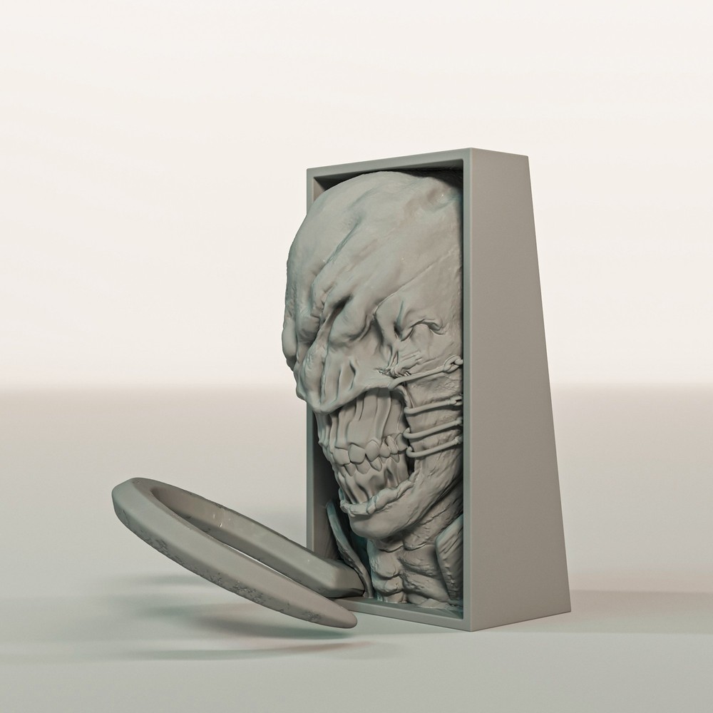 Chatterer Book Nook & Wall Mount - Hellraiser Horror Decor