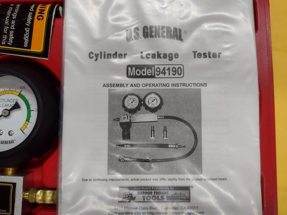 Cylinder Leakage Tester Model 94190 US General