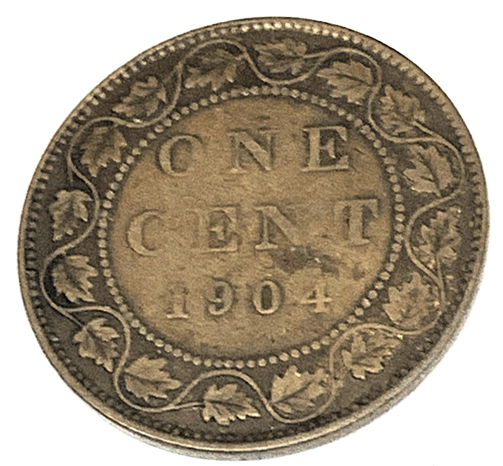 # C6539     CANADA   COIN,     LARGE CENT   1904