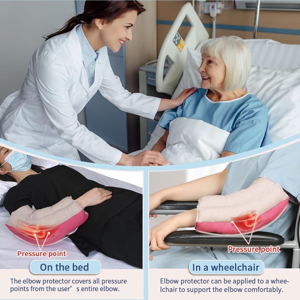 Elbow Pads for Elderly and Bedridden Patient Elbow Protector with Soft Foam