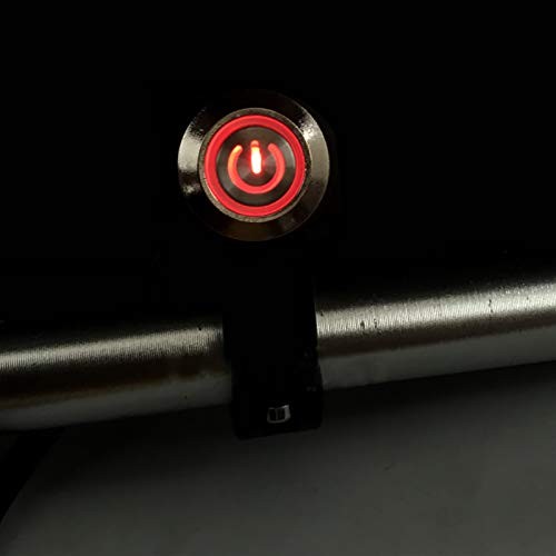7/8" 22mm Motorcycle Handlebar Switch waterproof Push Button For Horn Start