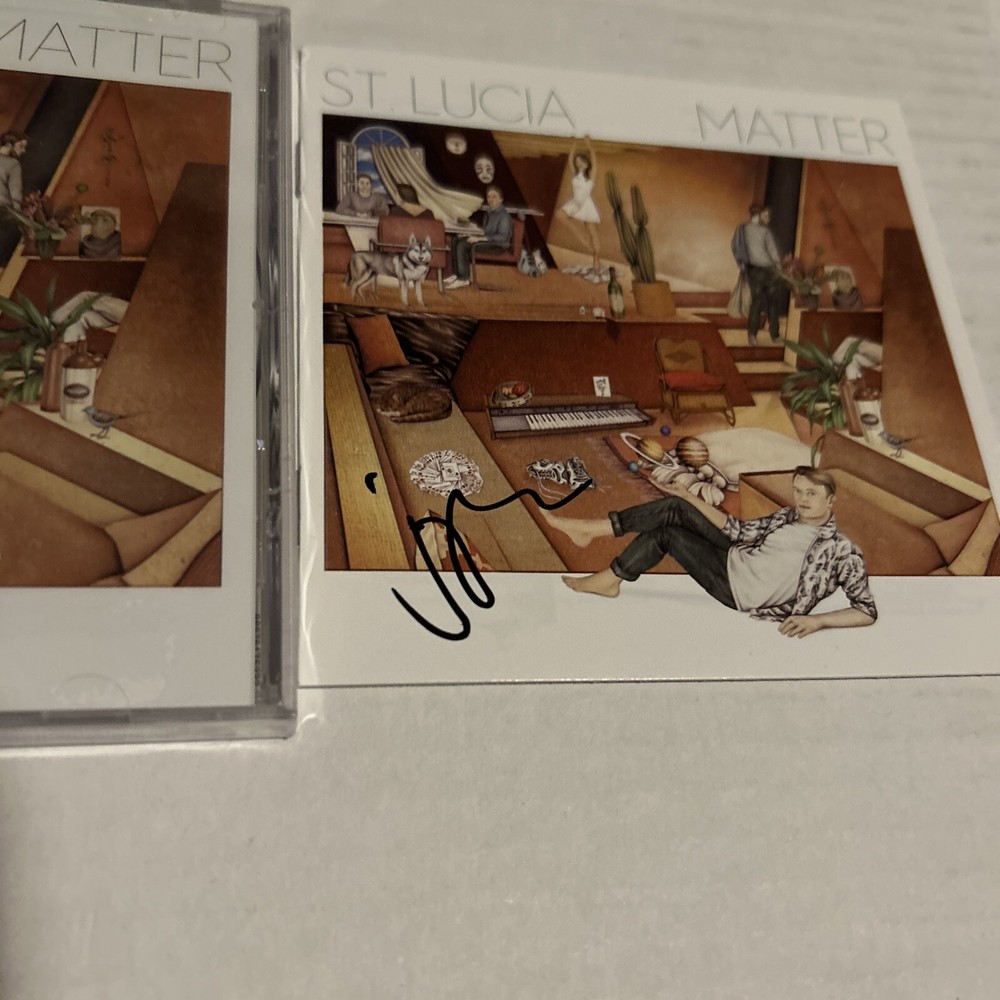 St Lucia Signed /autograped Matter CD