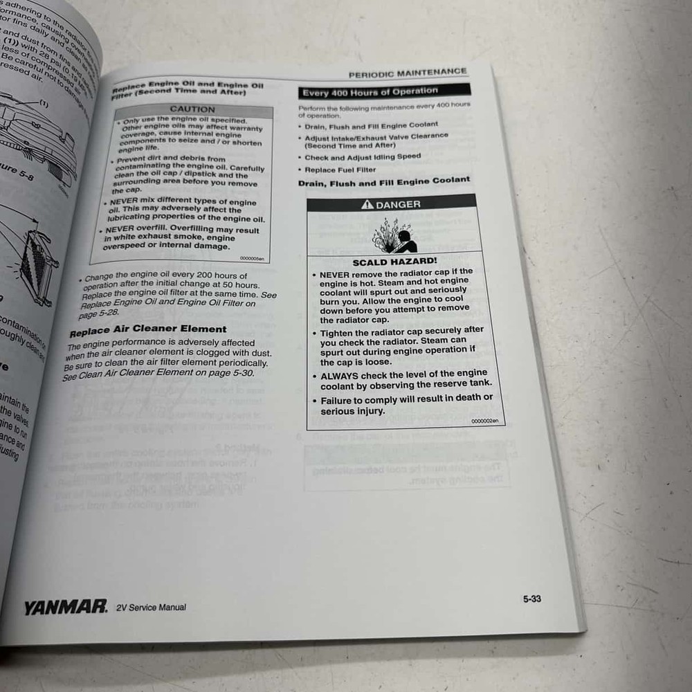 Service Manual - 0 YAnmar 2V Series