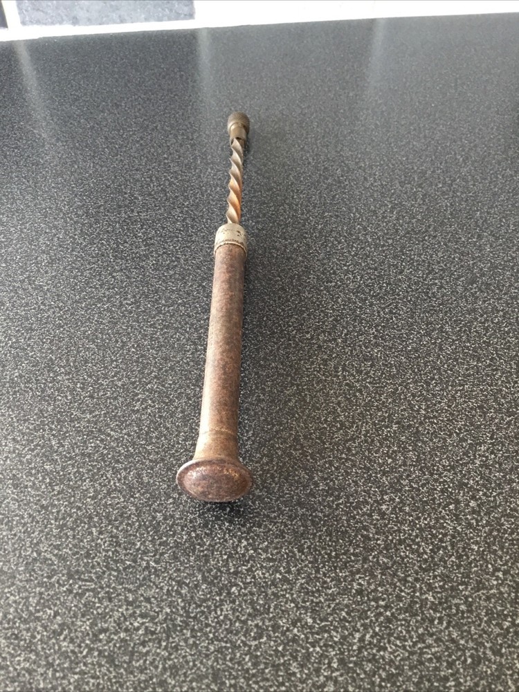 vintage FOREIGN Archimedes Hand drill 7”