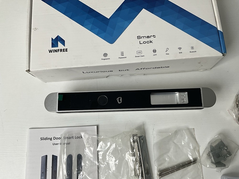WINFREE Smart Lock for Sliding Doors Tuya App Control (Open Box)