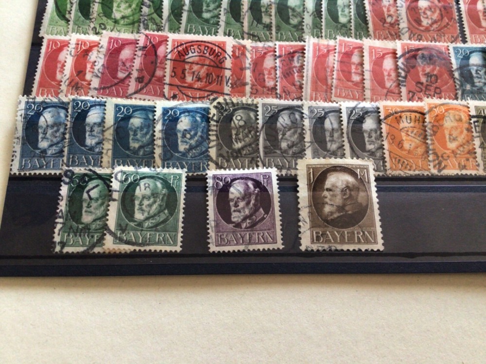 Bavaria 1914-1920 used stamps A14005