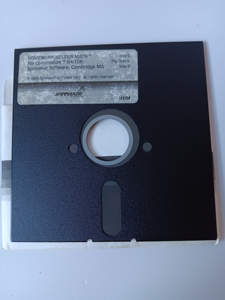 Commodore 64 Homework Helper Math Word Problems Computer Software Tested/Works