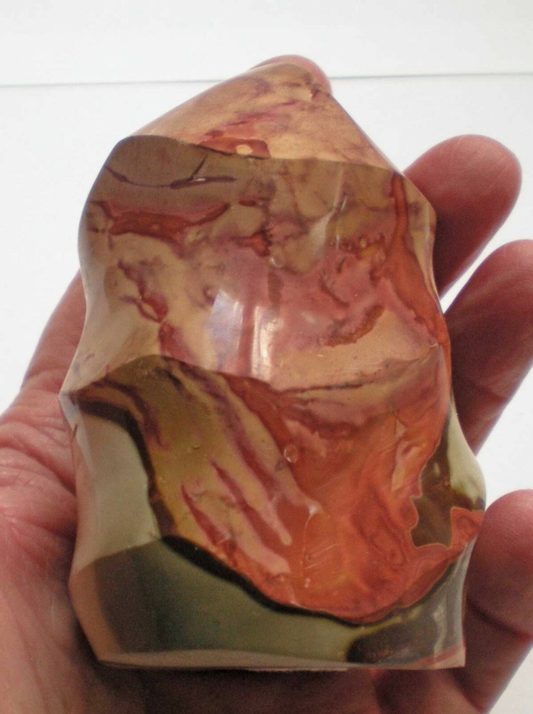 Polychrome Jasper Standing Stone Flame - Madagascar sc962