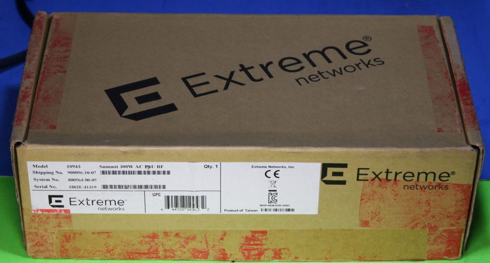 10943 EXTREME NETWORK Summit Back-to-Front BF Power Supply
