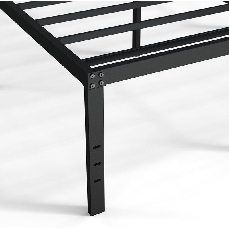 Sturdy Twin XL Metal Bed Frame Easy Assembly Storage Multi-Angle Support New