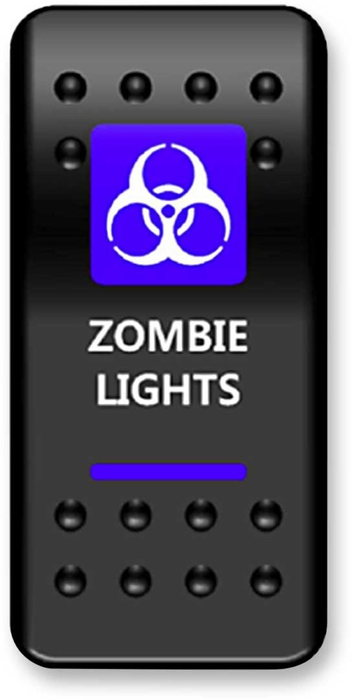 Moose Utility Rocker Switch - Zombie Light - 2106-0417