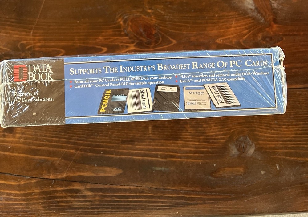 Data Book Internal Thin-card Drive PC Card Read/Writer New Sealed