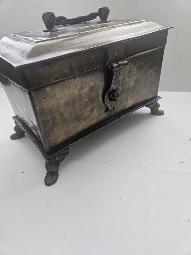 Vintage Brass Trinket Chest/ Trunk
