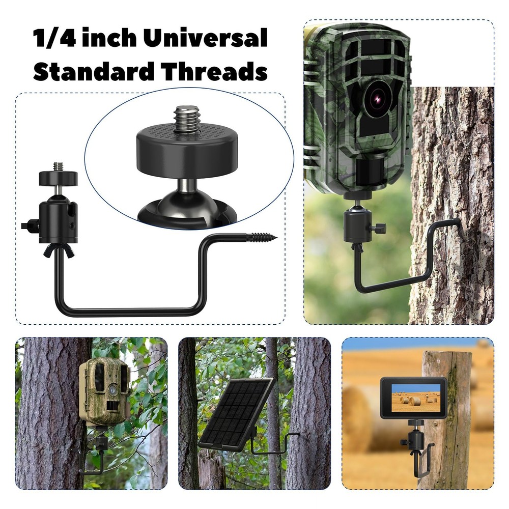 ORIPIK Trail Camera Tree Mount: 360 Degrees Adjustable Game Mount...