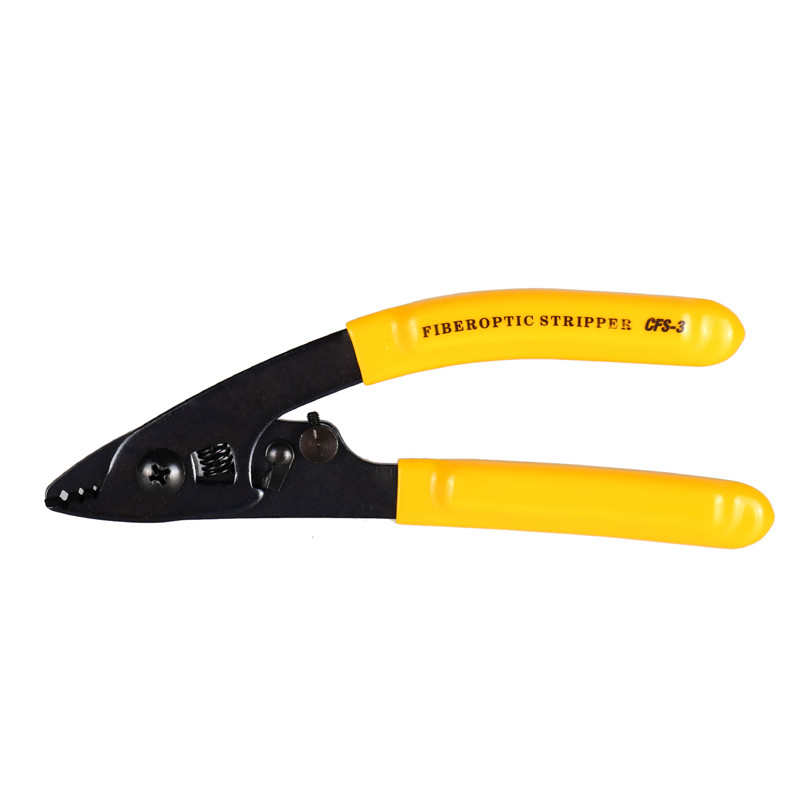 Three-port Fiber Optic Stripper Pliers Wire Strippers FTTH Cable Stripping Tools