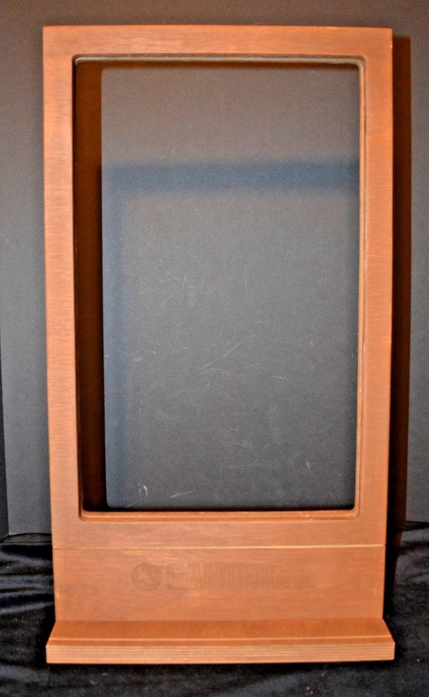 Wood Store Advertisement Store Display Frame Table Tent GANDER MOUNTAIN