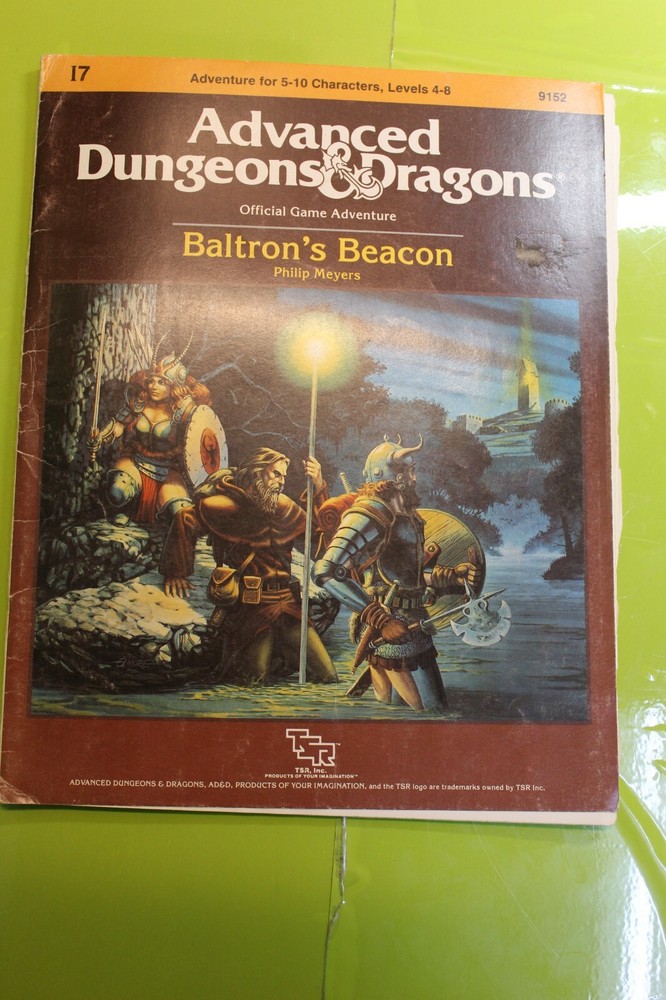 TSR Advanced Dungeons & Dragons Baltron's Dragons (DAMAGED)