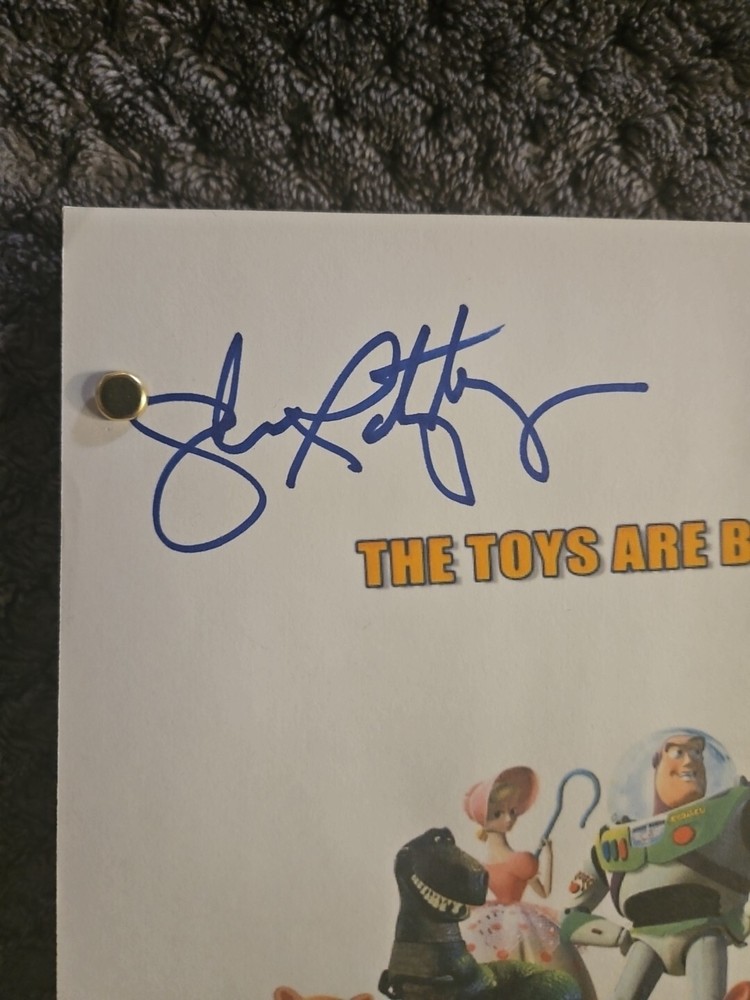Toy Story 3 Script Signed By John Ratzenberger & Richard Kind: Jsa
