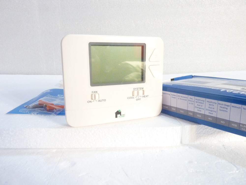 EconoHome EH701 Non-Programmable Thermostat - Heat & Cooling Control