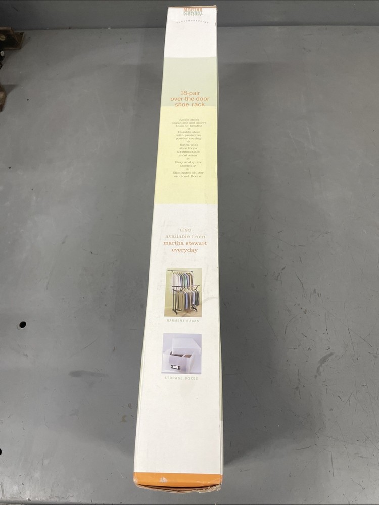 Martha Stewart 18 Pair Shoe Rack New In Box