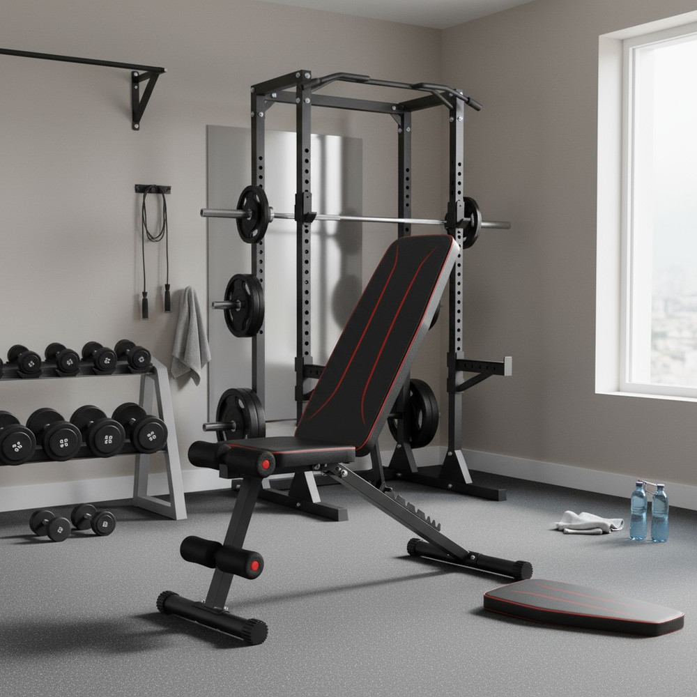 660LBS Folding Weight Bench Adjustable Workout Bench Exercise Fitness Strength💪