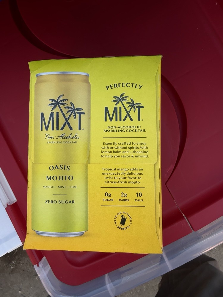 4 pack MIXT NON alcoholic Sparkling Cocktail Zero Sugar