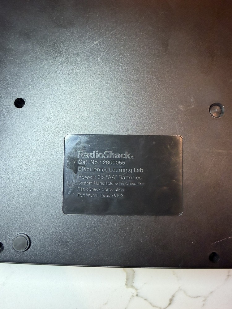 Radio Shack Electronics Learning Lab BOARD ONLY Model #2800055