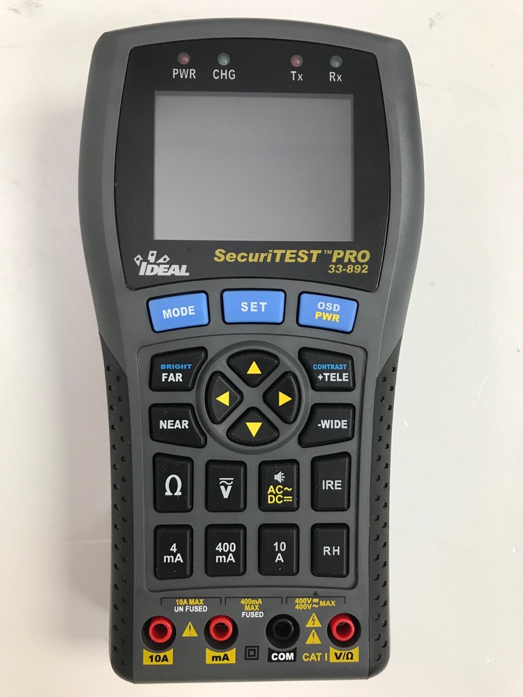 IDEAL NETWORKS 33-892 SECURITEST PRO MULTI-FUNCTION CCTV TEST SET